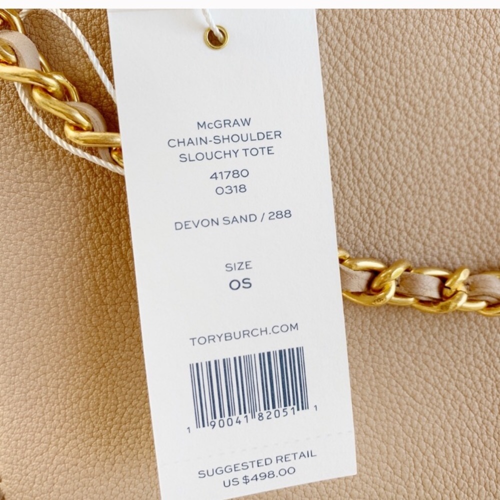 CLOSE OUT! $298 ❤️NWT Tory Burch Slouchy Tote - Picture 5 of 8
